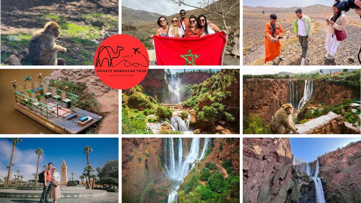 Day trip to Ouzoud Waterfalls from Marrakech  Private Ouzoud Waterfalls day trip from Marrakech  Ouzoud waterfalls excursion from Marrakech